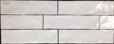 LEGGO WHITE | White Ripple Irregular Edge. Tile Samples Sydney